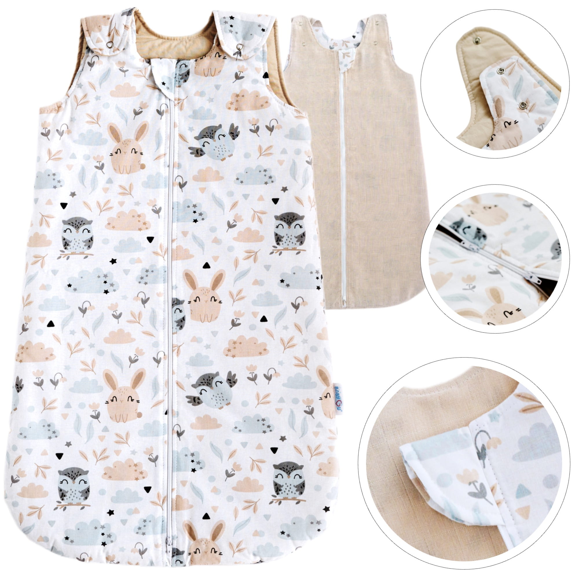 Śpiworek niemowlęcy letni;0-9 miesięcy / 0,5 TOG;Kolekcja COMFORT / Model LEA