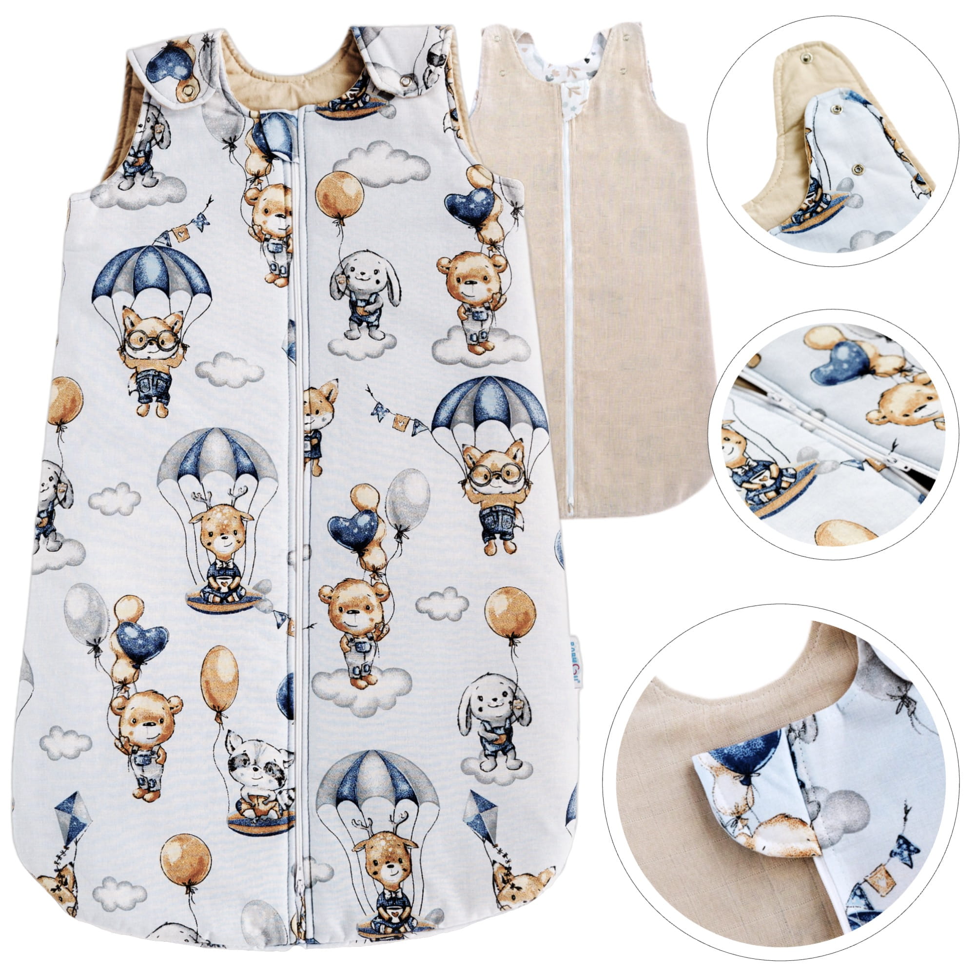 Śpiworek niemowlęcy letni;0-9 miesięcy / 0,5 TOG;Kolekcja COMFORT / Model AVIA