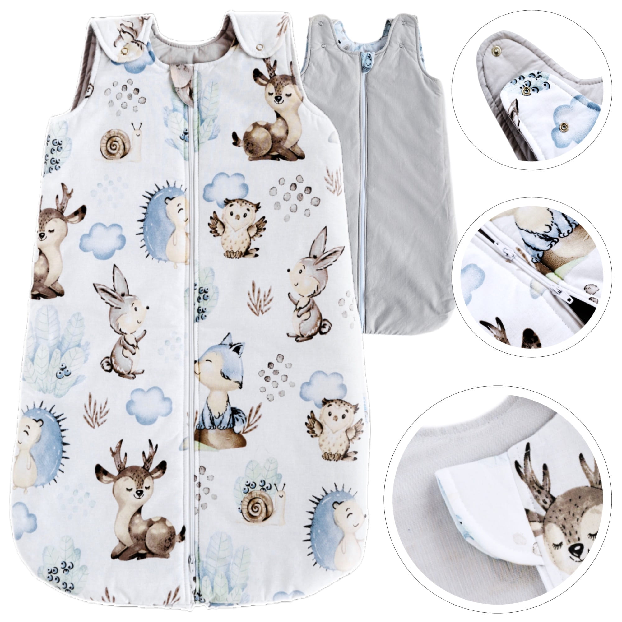 Śpiworek niemowlęcy całoroczny;0-9 miesięcy / 1,5 TOG;Kolekcja COMFORT / Model BLISS