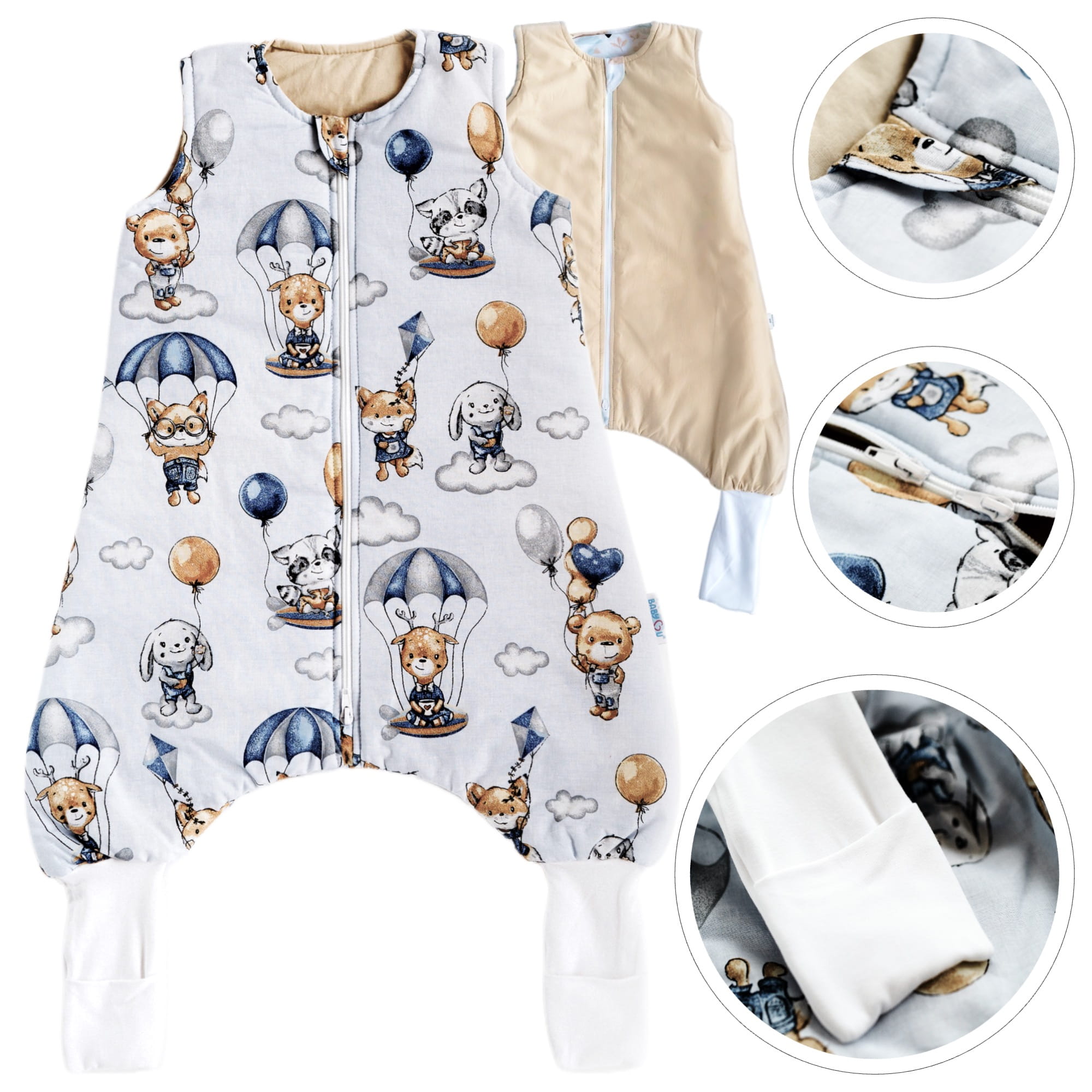 Śpiworek z nogawkami zimowy;3-9 miesięcy / 2,5 TOG;Kolekcja COMFORT / Model AVIA