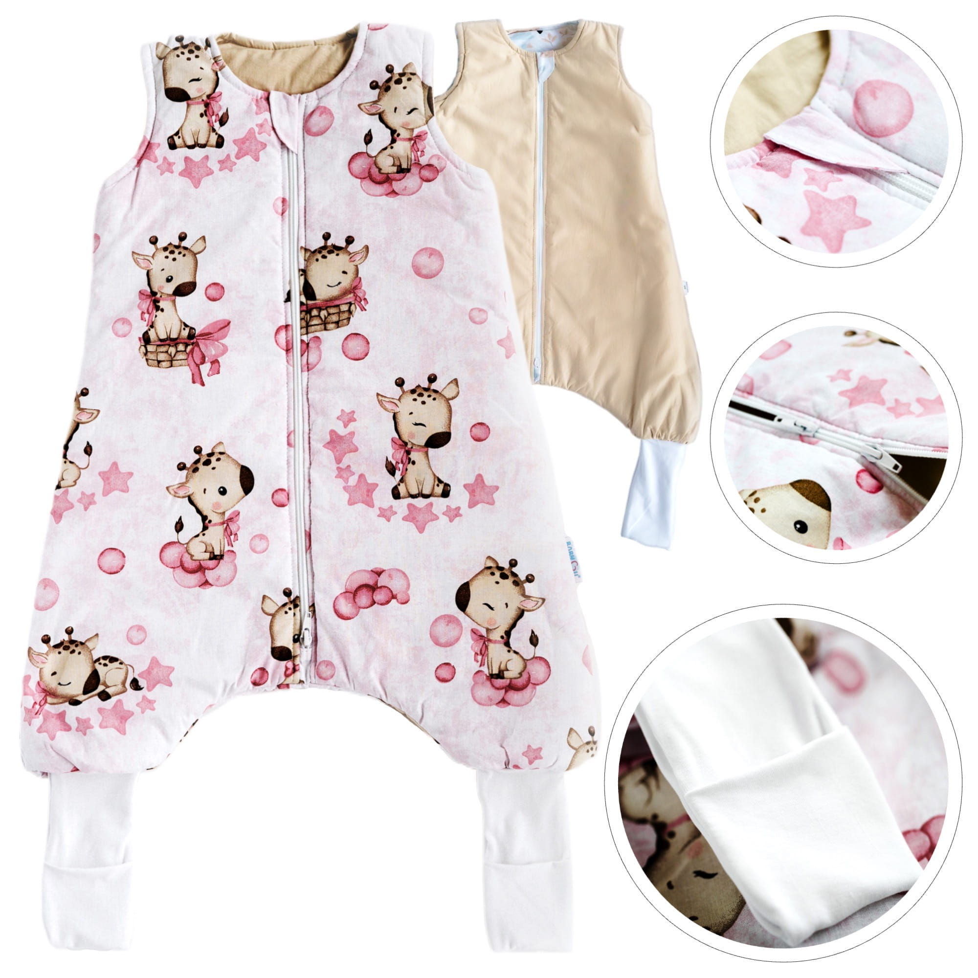 Śpiworek z nogawkami całoroczny;18-36 miesięcy / 1,5 TOG;Kolekcja COMFORT / Model LOVE